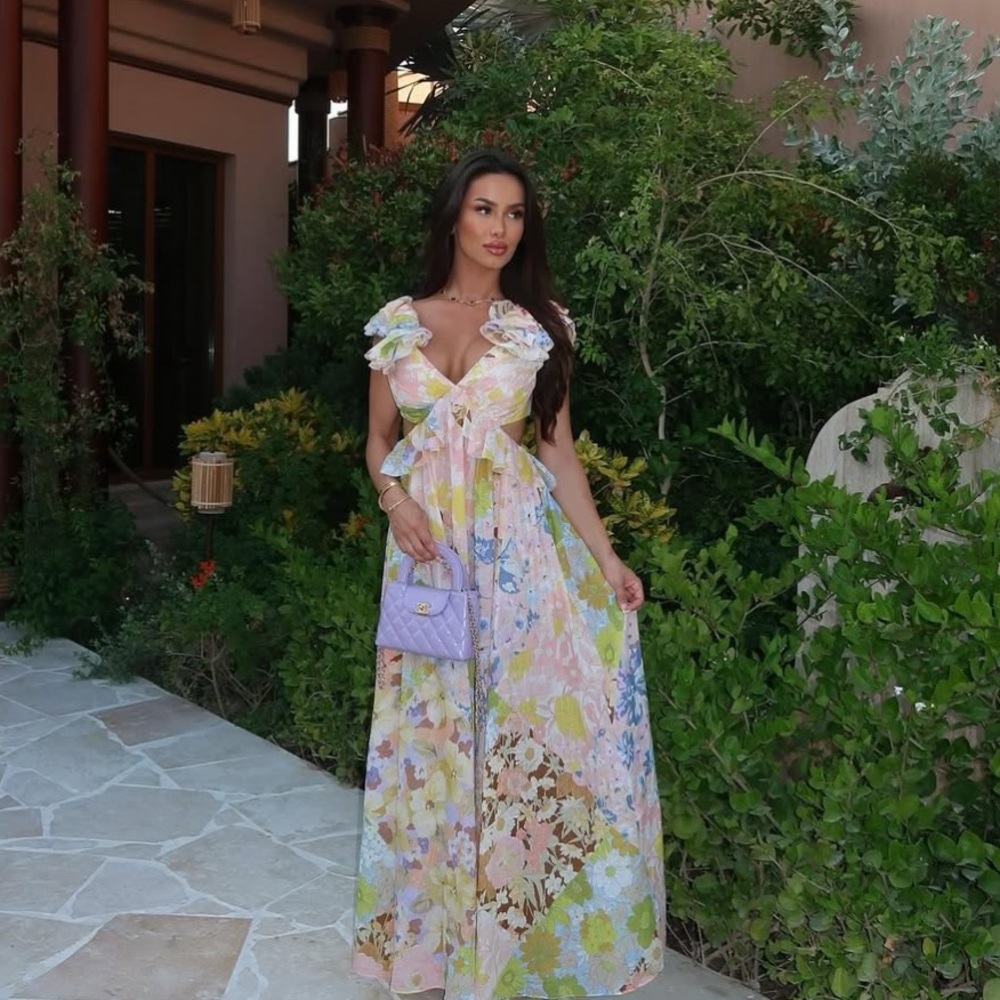 Zimmermann raie ruffle dress